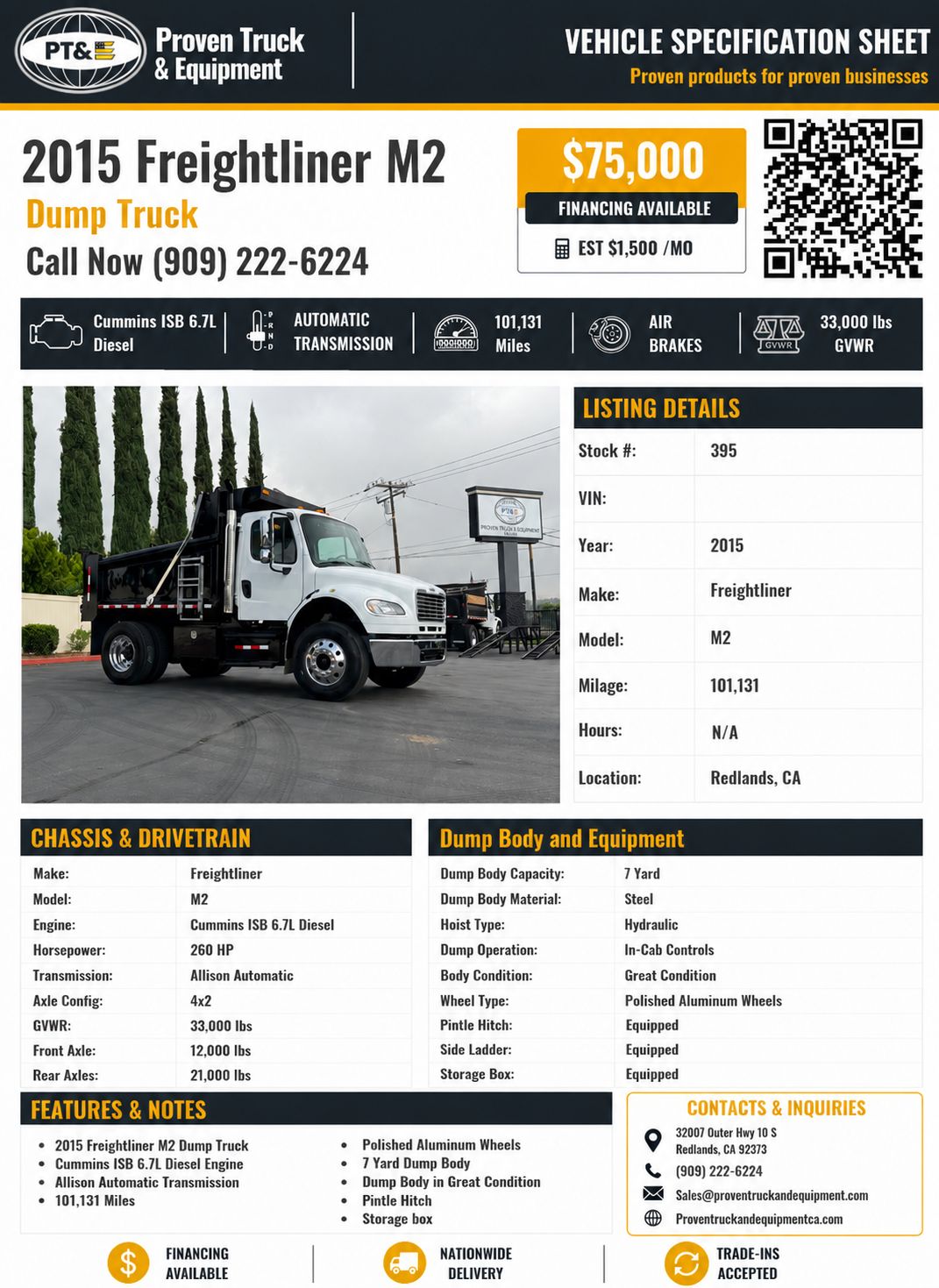 2015 Freightliner M2 photo 23