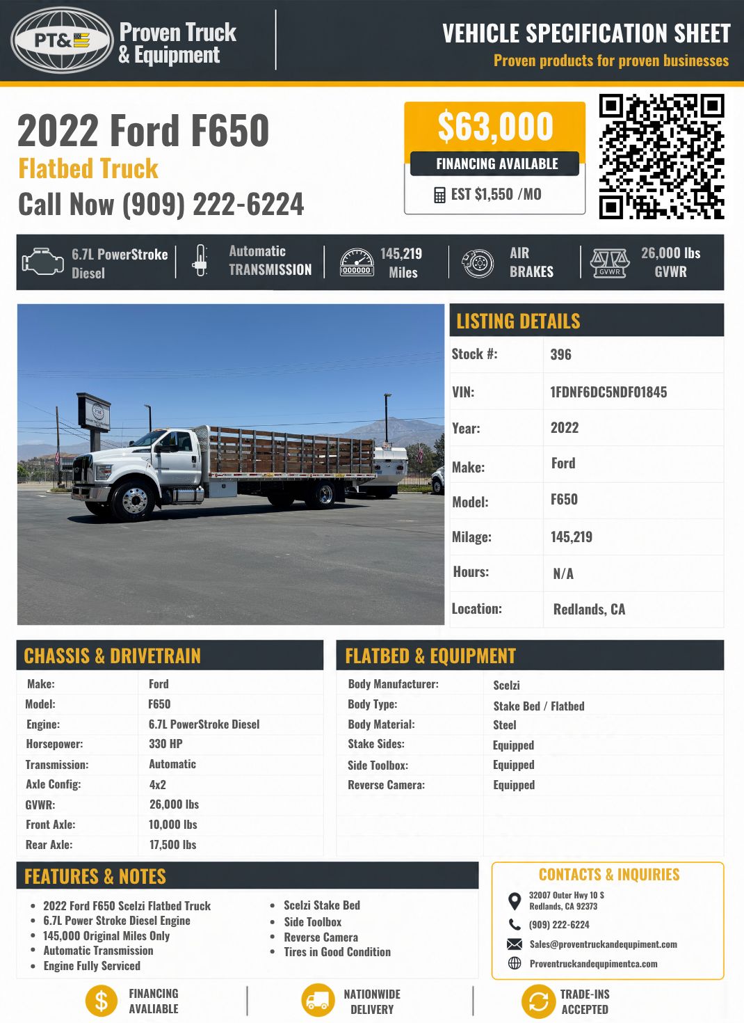 2022 Ford F650 photo 18