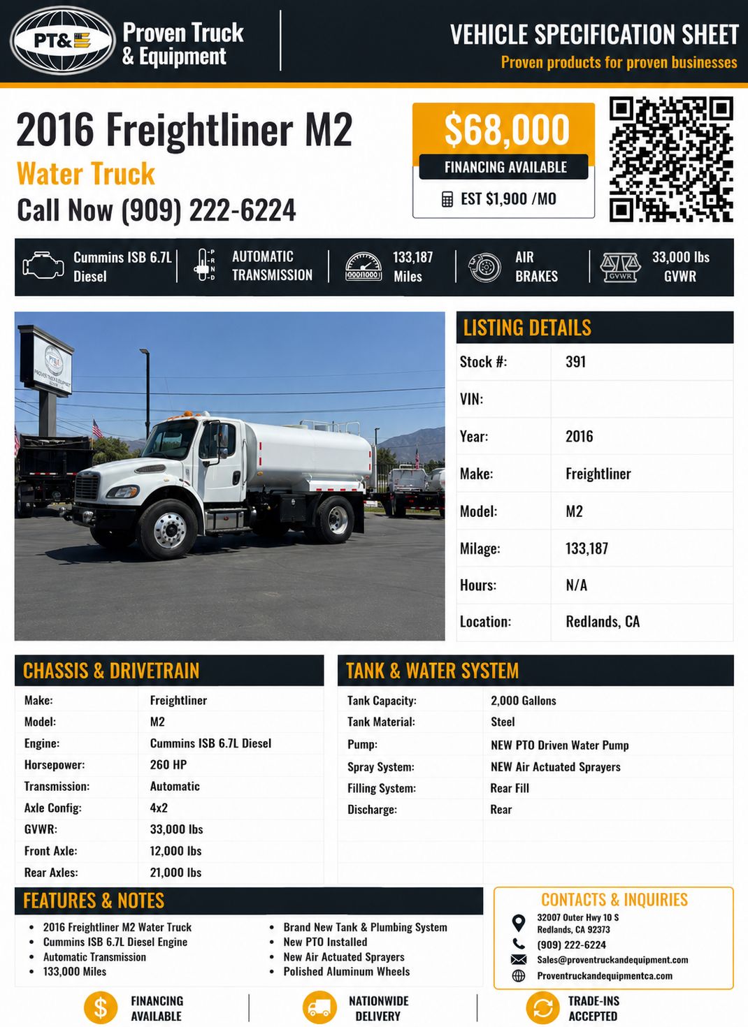 2016 Freightliner M2 106 photo 17