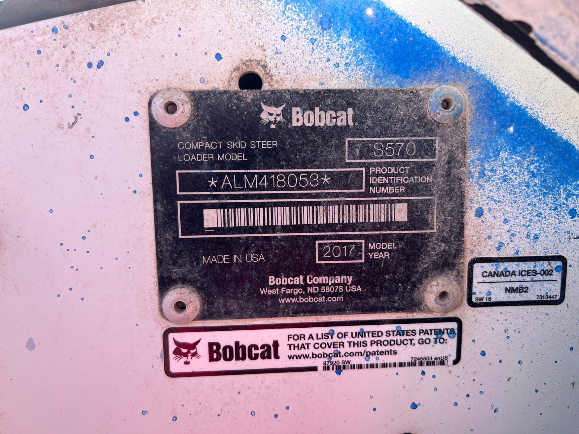 2017 Bobcat S570 photo 11